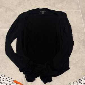 Black Long Sleeve Cardigan